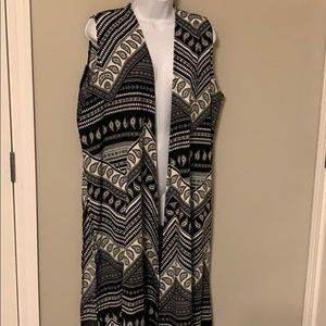 Open front cardigan